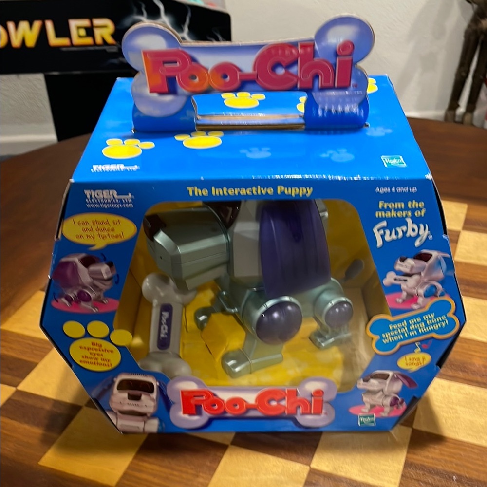 Foo-Chi Interactive Puppy Toy - Blue and Silver